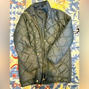 Great Quince Pine Green Quilted Jacket-Small